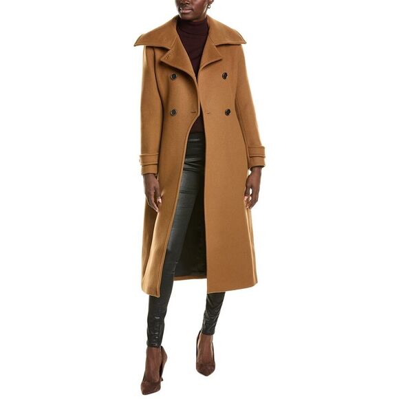 Mackage Jackets Coats Mackage Elodie Leathertrim Wool Coat